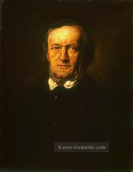 Porträt von Richard Wagner Franz von Lenbach Ölgemälde